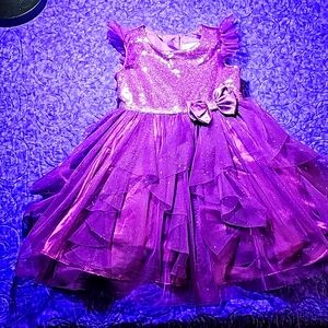 Purple Sparkly Party Dress
